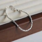 925 Sterling Silver Bracelets for Women Men String — product photo 6 of 6