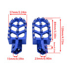 Motorcycle CNC Foot Pegs Pedal Anti-Slip Footrest Aluminum — product photo 2 of 6