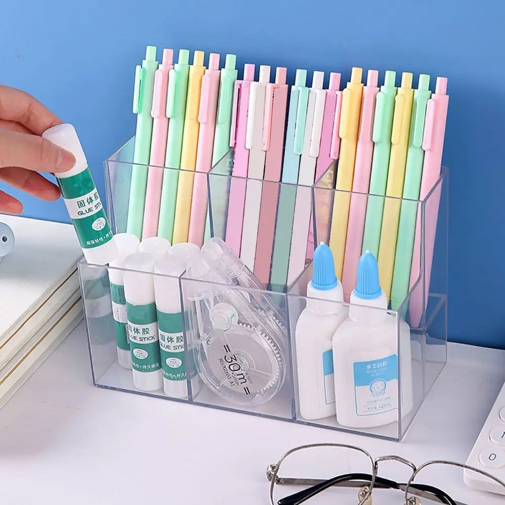 High Quality Acrylic Pen Holder 6 Grids Sorting — product photo 5 of 6