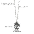 Superhero Spiderman Mask Pendant Necklace Fashion Cool Movie — product photo 6 of 6