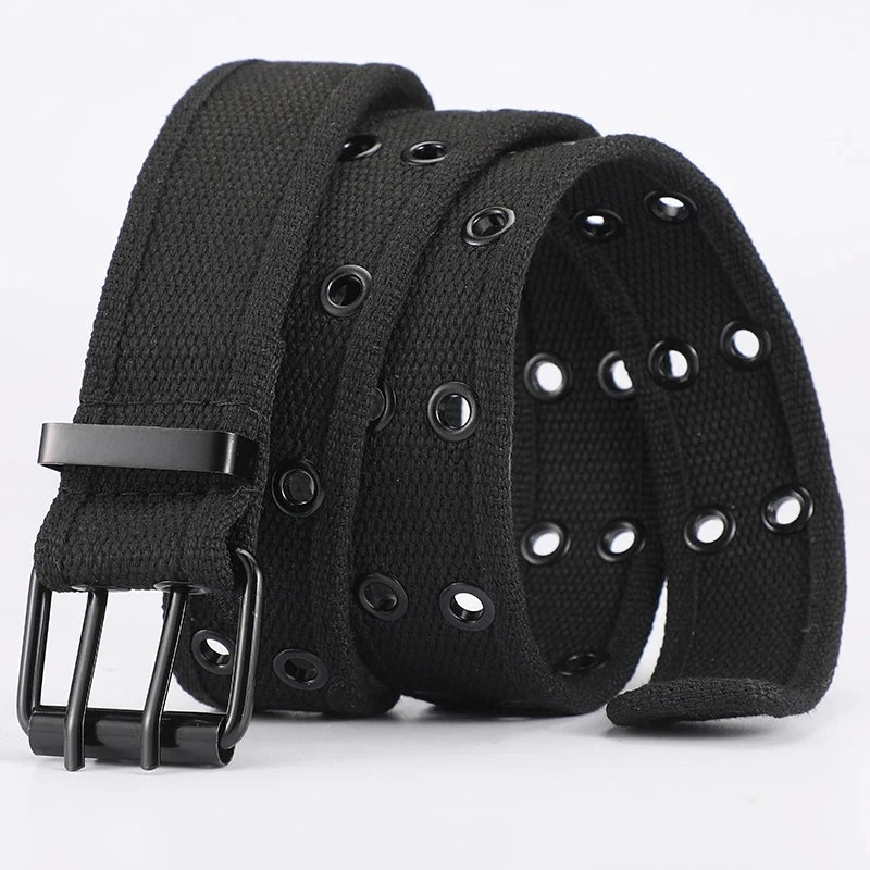 Men Belts Canvas Outdoor Belt Nylon Webbing Tactical