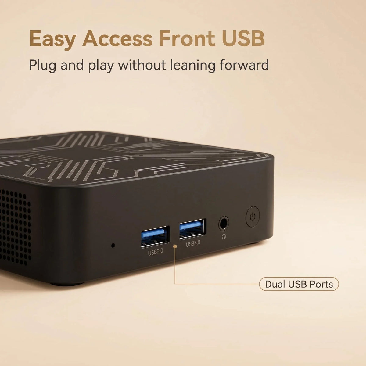 Circuit PC Intel Core N150 Compact Mini PC — product photo 2 of 6