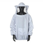 Practical White Man's Beekeeping Jacket Veil Smock Equipment — main product photo