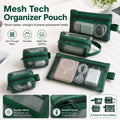 6PCS Mesh Tech Organizer Pouch — main product photo