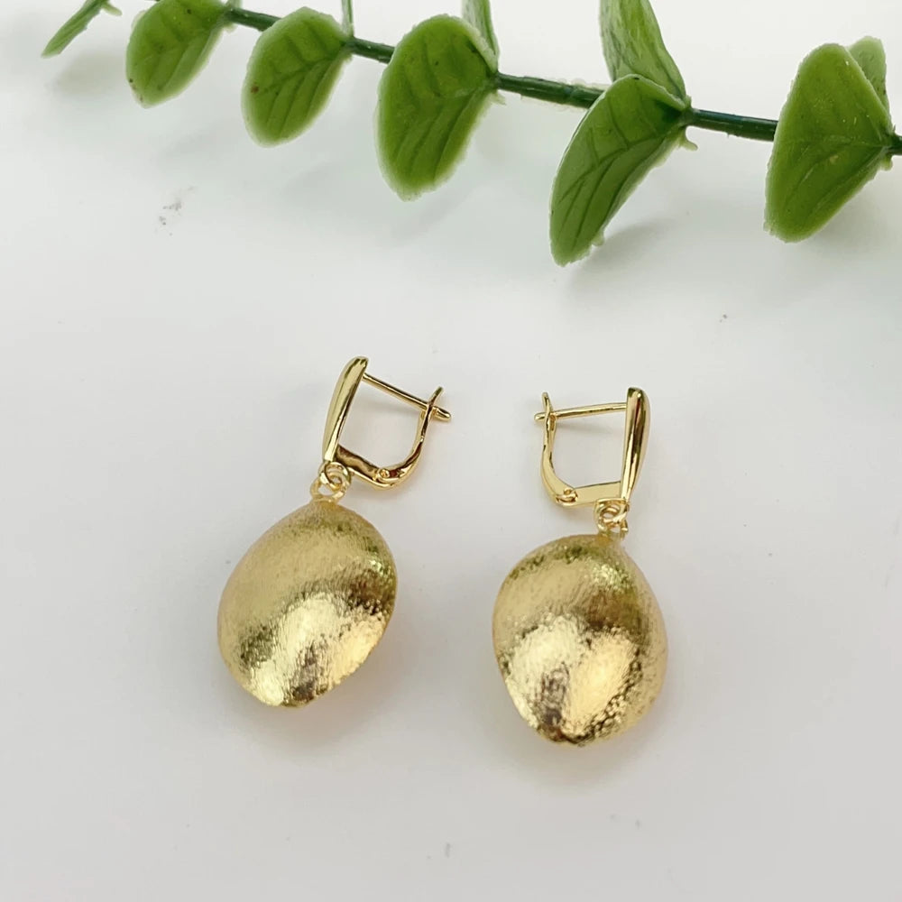 Yuminglai Dubai Gold-Plated Jewelry Set For Women Earrings — product photo 5 of 6