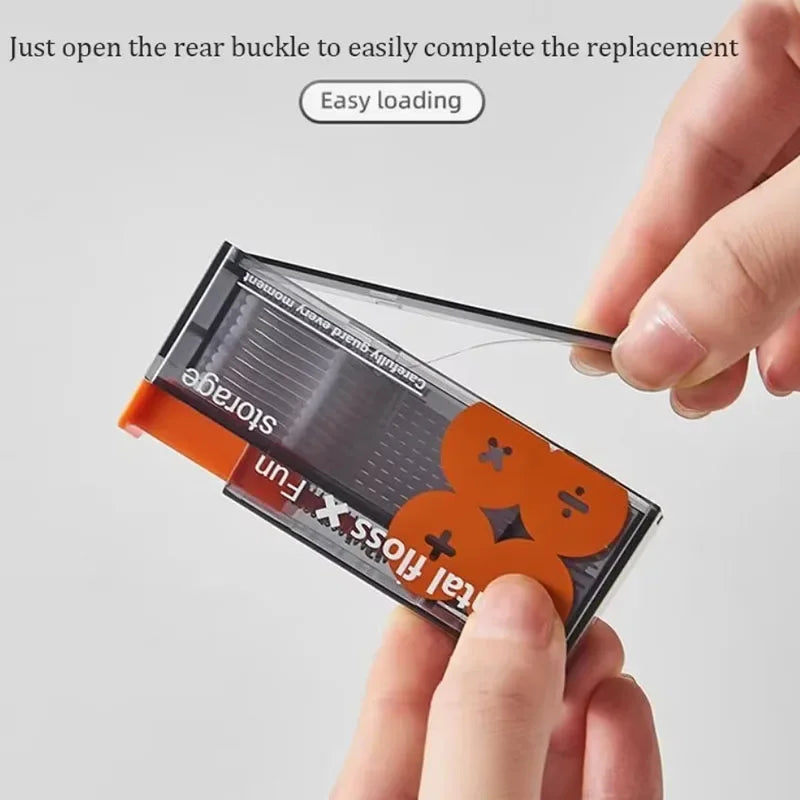 Floss Dispenser Includes 10Pcs Floss Automatic Ejectable Floss — product photo 2 of 6