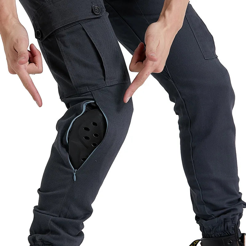 LOONG BIKER Multi Pocket Men Motorbike Jogger Pants — product photo 3 of 5