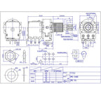 25mm Shaft Push Push Switch Potentiometer Tones Control — product photo 6 of 6