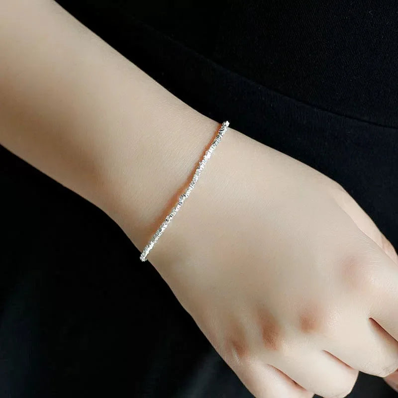 925 Sterling Silver Bracelets for Women Men String — product photo 3 of 6