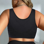 Front Closure Plus Size Bra Lace Wire-free Full — product photo 2 of 6
