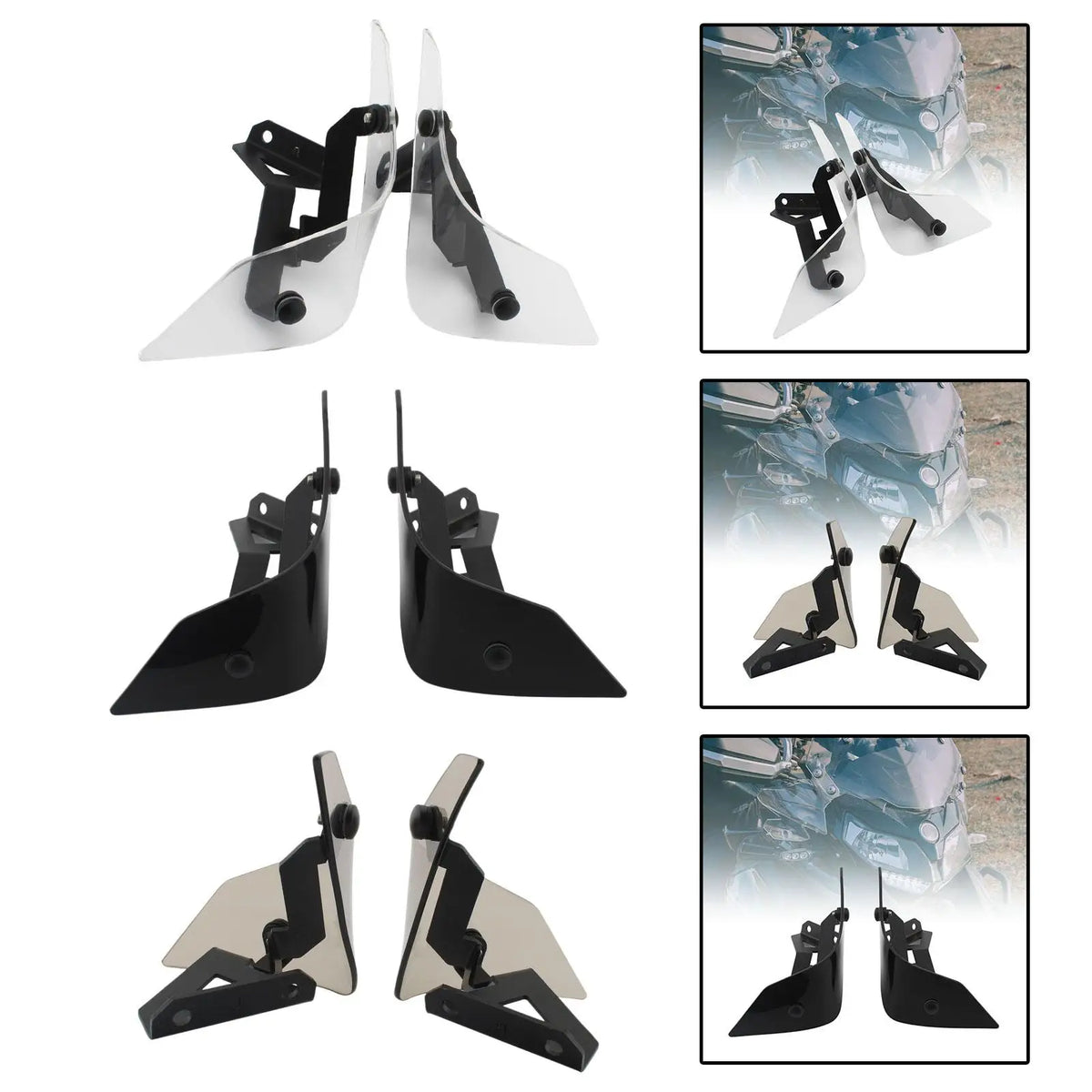 Acrylic Wind Deflectors for Motorbike Air Flow Shield — product photo 5 of 6