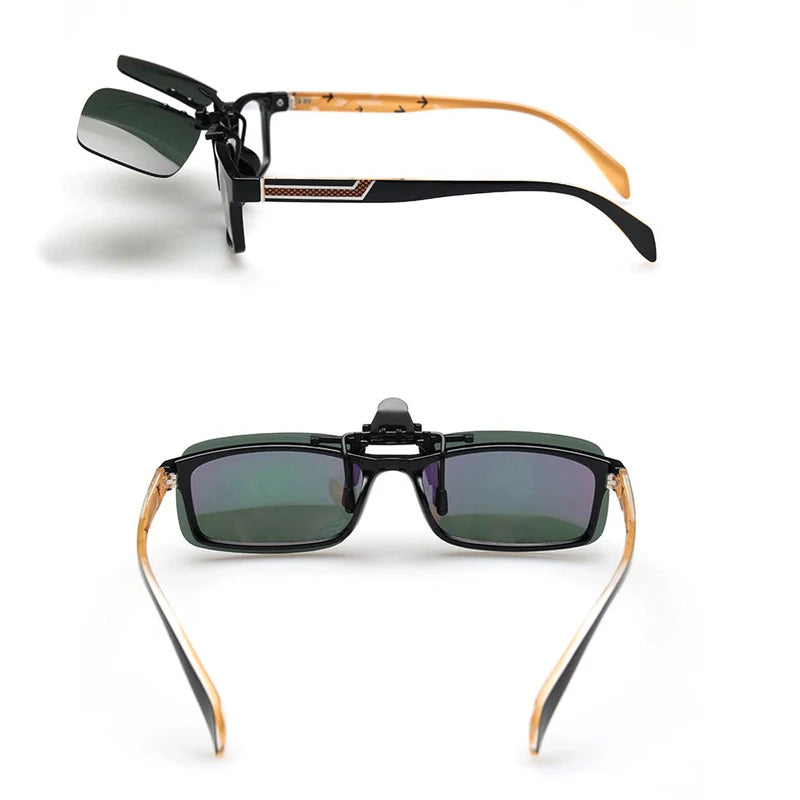 Car Night Safety Driving Glasses Clip on Sunglasses — product photo 4 of 6