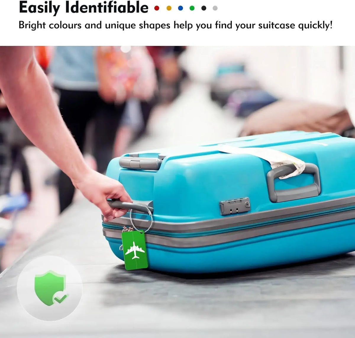 Aluminum Alloy Travel Luggage Tag — product photo 5 of 6