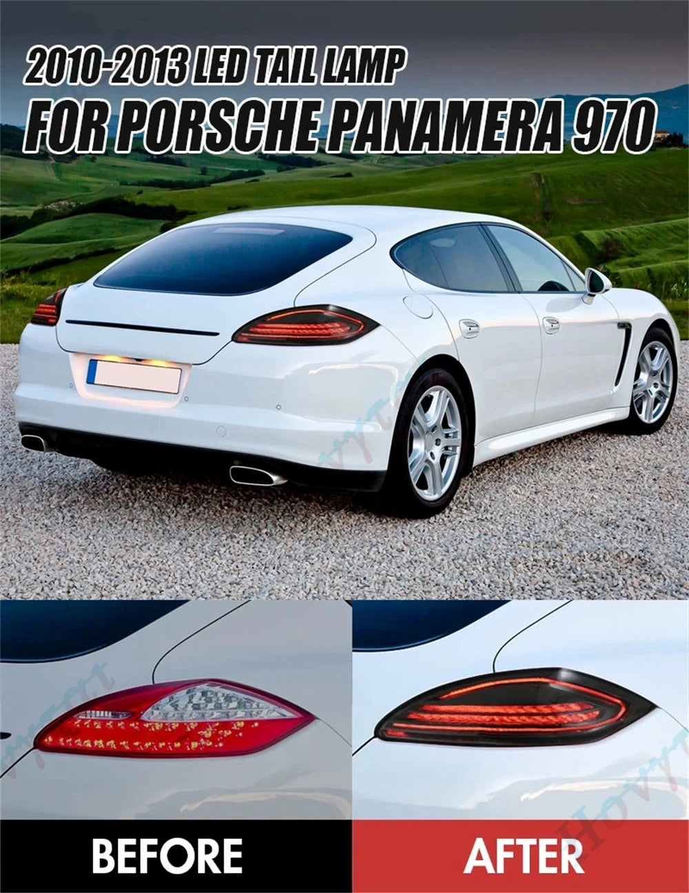 Pair LED Tail lights For Porsche Panamera 970 — product photo 2 of 6