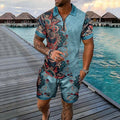 Summer Men's Loose Fashion Print Casual Mixed Short-sleeved — main product photo