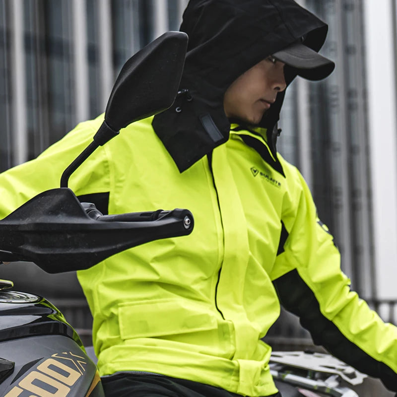 Men Motorcycle Raincoat Motorbike Rain Suit Moto Raincoat — product photo 5 of 6