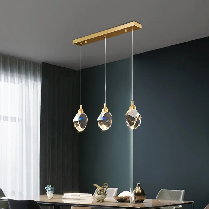 Modern Creative Crystal LED Pendant Chandelier Living Room — product photo 4 of 6