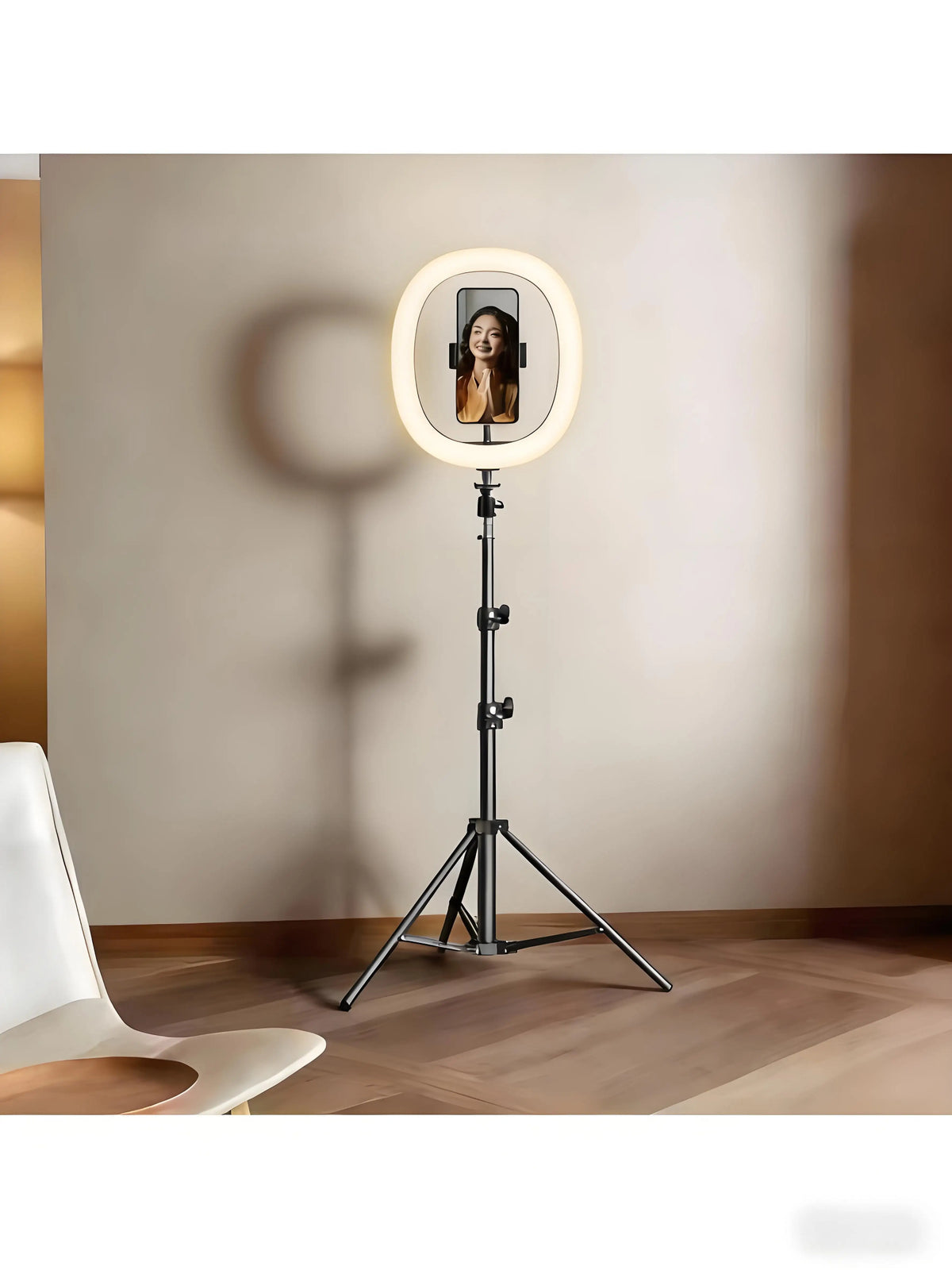 12-inch Foldable LED Ring Light With 110cm Tripod — main product photo
