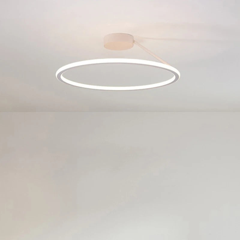 Modern Simple Circle Led Ceiling Chandelier Round Ring — product photo 3 of 6