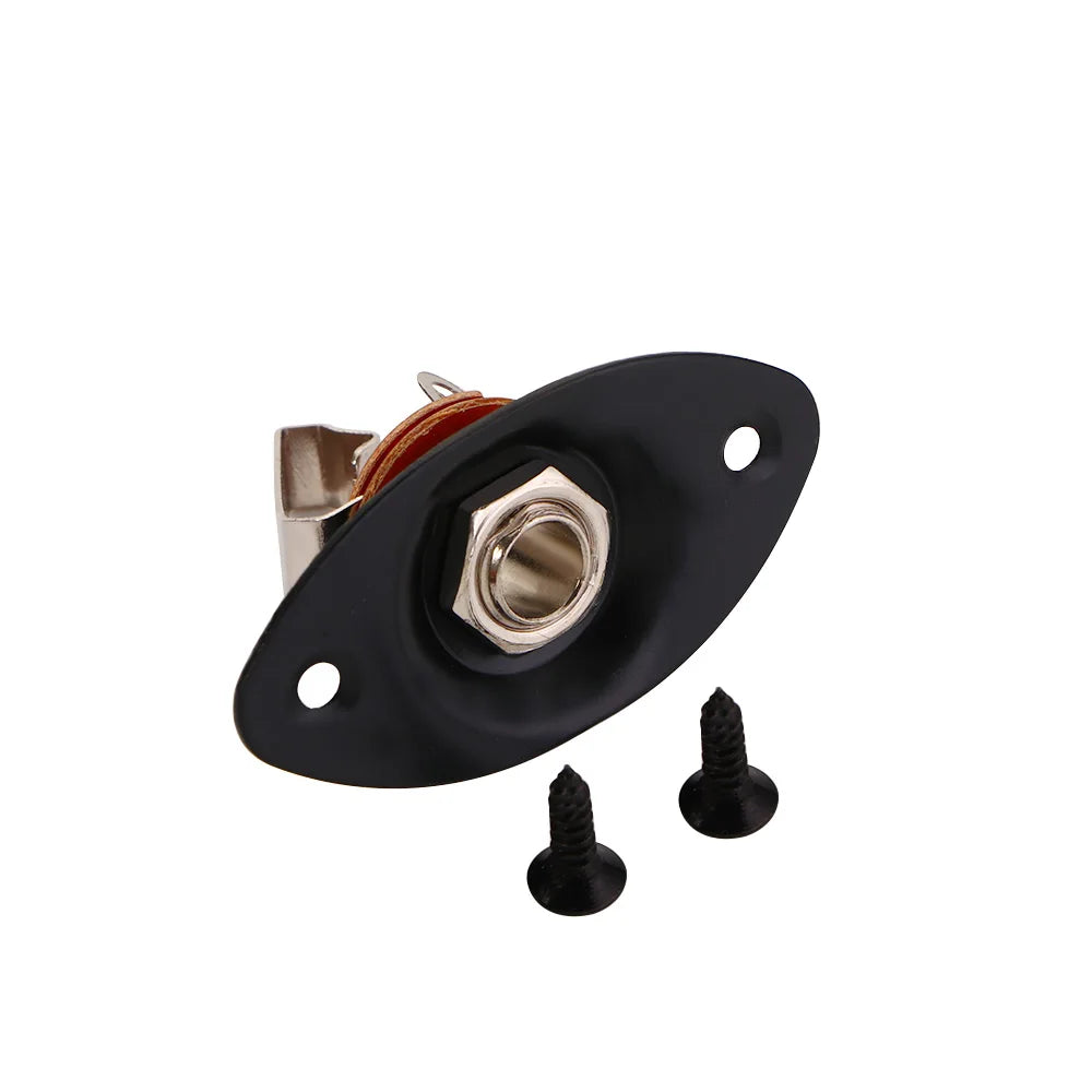 Instruments Jack Plate & Screws Guitar Replacemnet Electric — main product photo