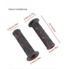 1pair 22mm Motorcycle Rubber Handlebar Grips Non-slip Motorbike — product photo 4 of 6