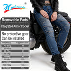 Motorcycle woman Blue Jeans offroad riding pants Black — main product photo