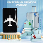 Aluminum Alloy Travel Luggage Tag Hanging Tag Suitcase — product photo 5 of 6