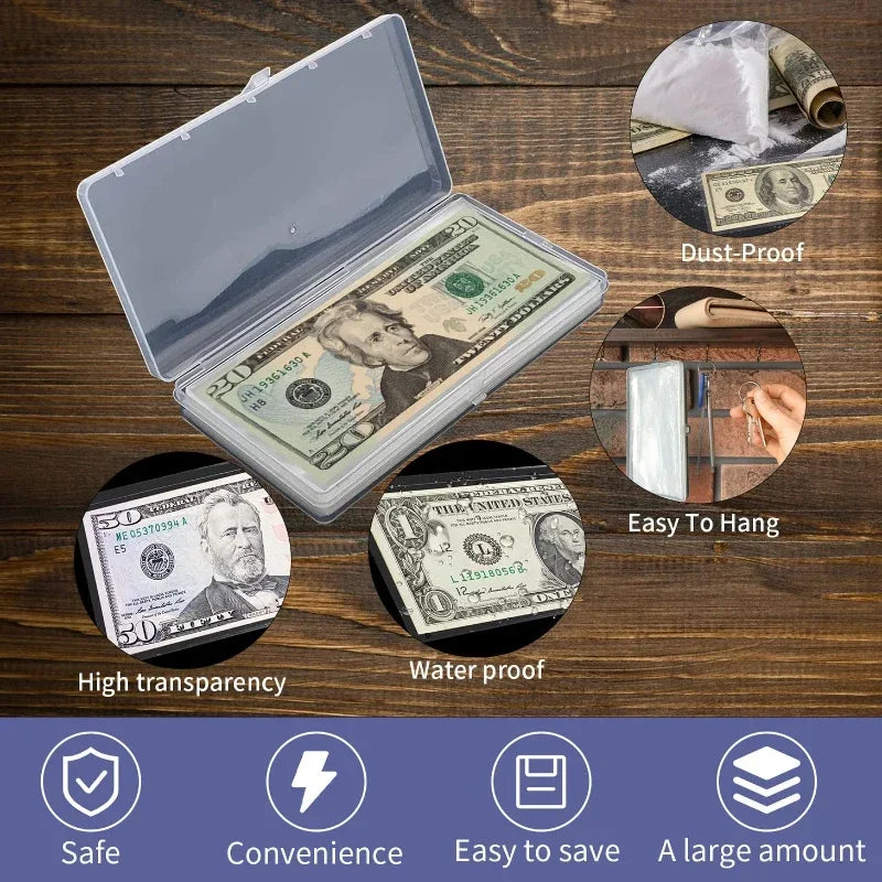 100pcs for Collecting and Storing Banknotes Transparent Banknote — product photo 3 of 6