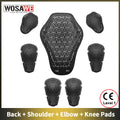 WOSAWE Motorcycle Riding Jacket Insert Armor CE Back — main product photo