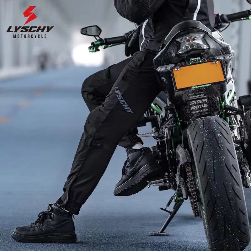 LYSCHY Motorcycle Pants Winter Warm Motorbike Rider Trousers — product photo 5 of 6