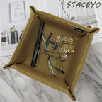 1PC Khaki Office Desktop Storage Tray — product photo 4 of 6