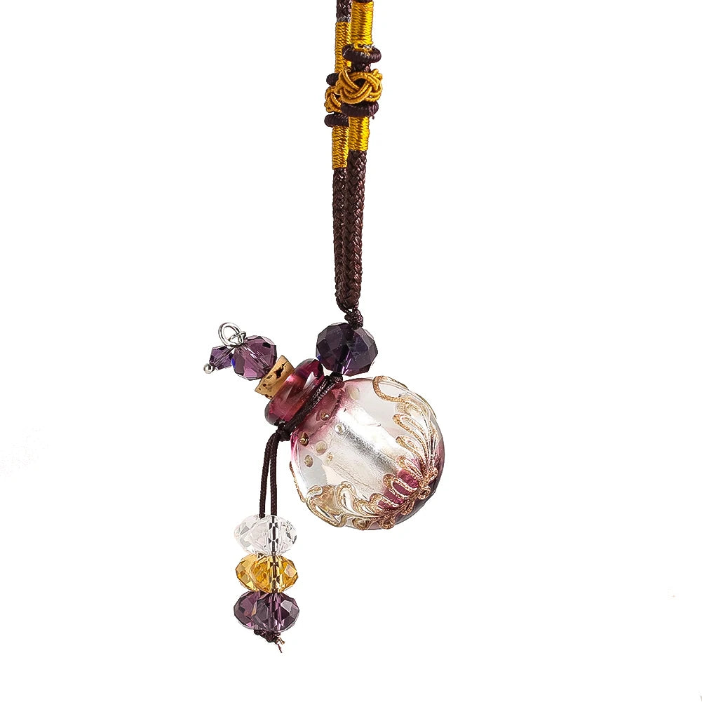 Glass Aromatherapy Perfume Pendant Necklace — product photo 3 of 6