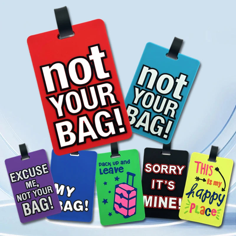1/7PC Portable Travel Accessories Luggage Travel Tag Silica — main product photo