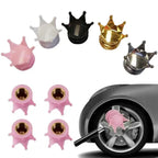 Crown Style Car Tire Valve Caps — product photo 4 of 6