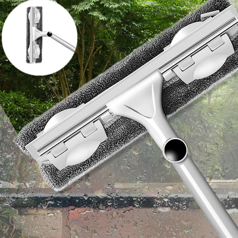 Glass Cleaning Mop Telescopic Rod Window Cleaning Tools