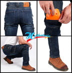 Men Motorcycle Riding Jeans Protective Pants Summer Riding — product photo 6 of 6