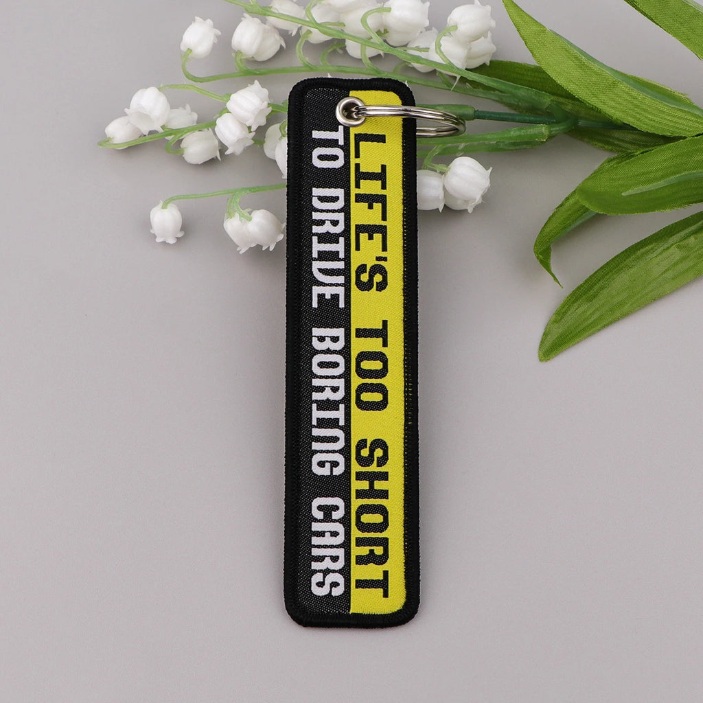 Funny Movie Quotes Embroidery Key Fobs Keychains Key — product photo 2 of 6