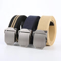 Men's 38mm Width Casual Canvas Belt 4mm Thick — main product photo