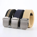 Men's 38mm Width Casual Canvas Belt 4mm Thick — main product photo