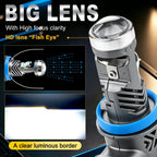 H8 H11 LED Headlight Lens Projector 30000LM Car — product photo 5 of 6