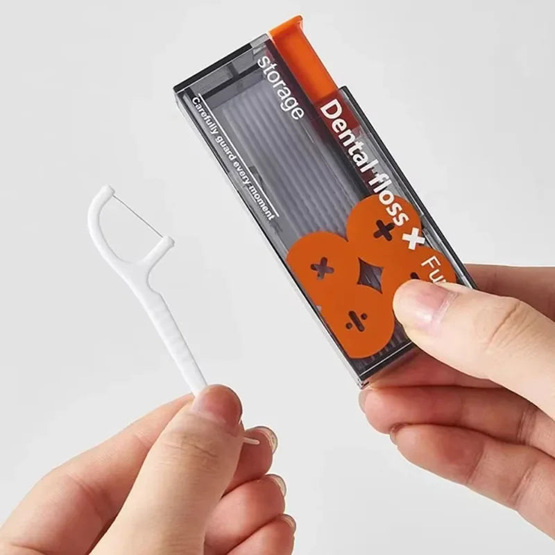 Floss Dispenser Includes 10Pcs Floss Automatic Ejectable Floss — product photo 3 of 6