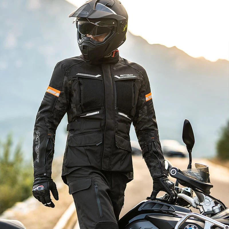 Warm Waterproof Motorcycle Jacket Pants for Men — product photo 2 of 6