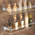 Bathroom White Shelf Rack Wall-mounted Washbasin No-punch Washroom — product photo 5 of 6