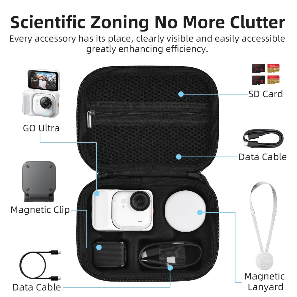 BRDRC Storage Bag Case for Insta360 GO Ultra — product photo 6 of 6