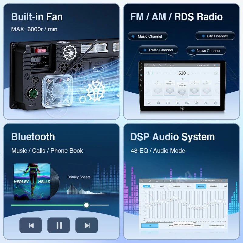 Ainavi Car Radio For Toyota Auris 2013 2014 — product photo 5 of 6