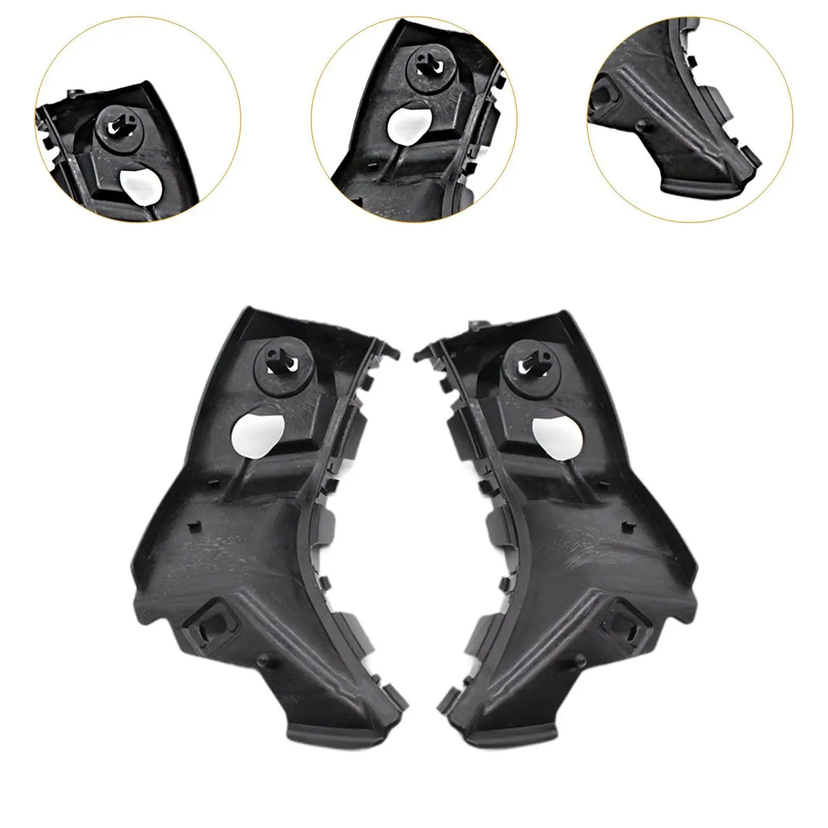 Premium PP Front Bumper Bracket Set Direct Fit — product photo 4 of 6