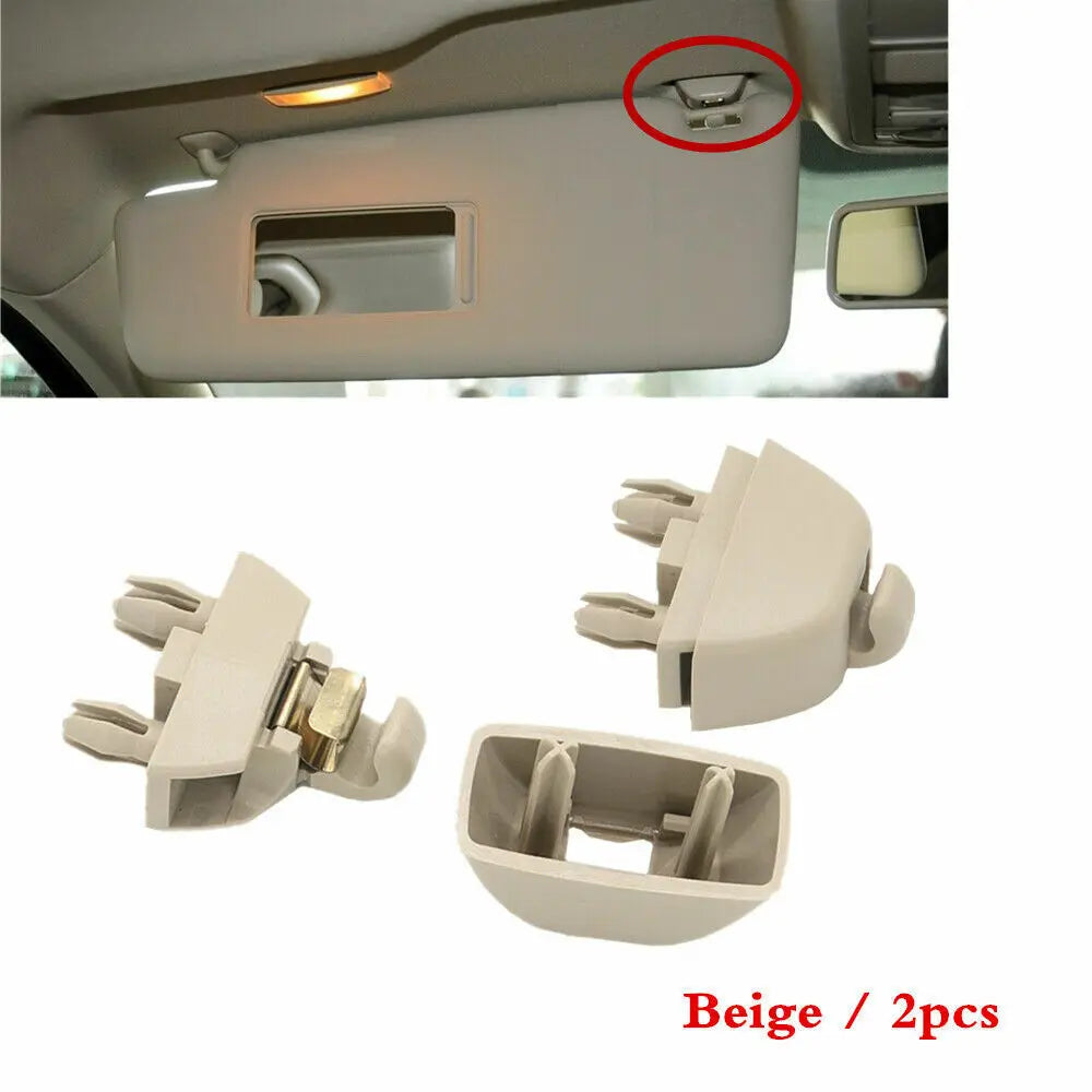 2PCS/Set Sun Visor Hook Clips Replacement Clips Fits — product photo 4 of 6