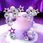 Disco Ball & Star Cake Topper Set — product photo 5 of 5