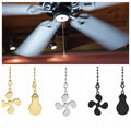 Fan Shape Ceiling Fan Pull Chain Light Shape — main product photo