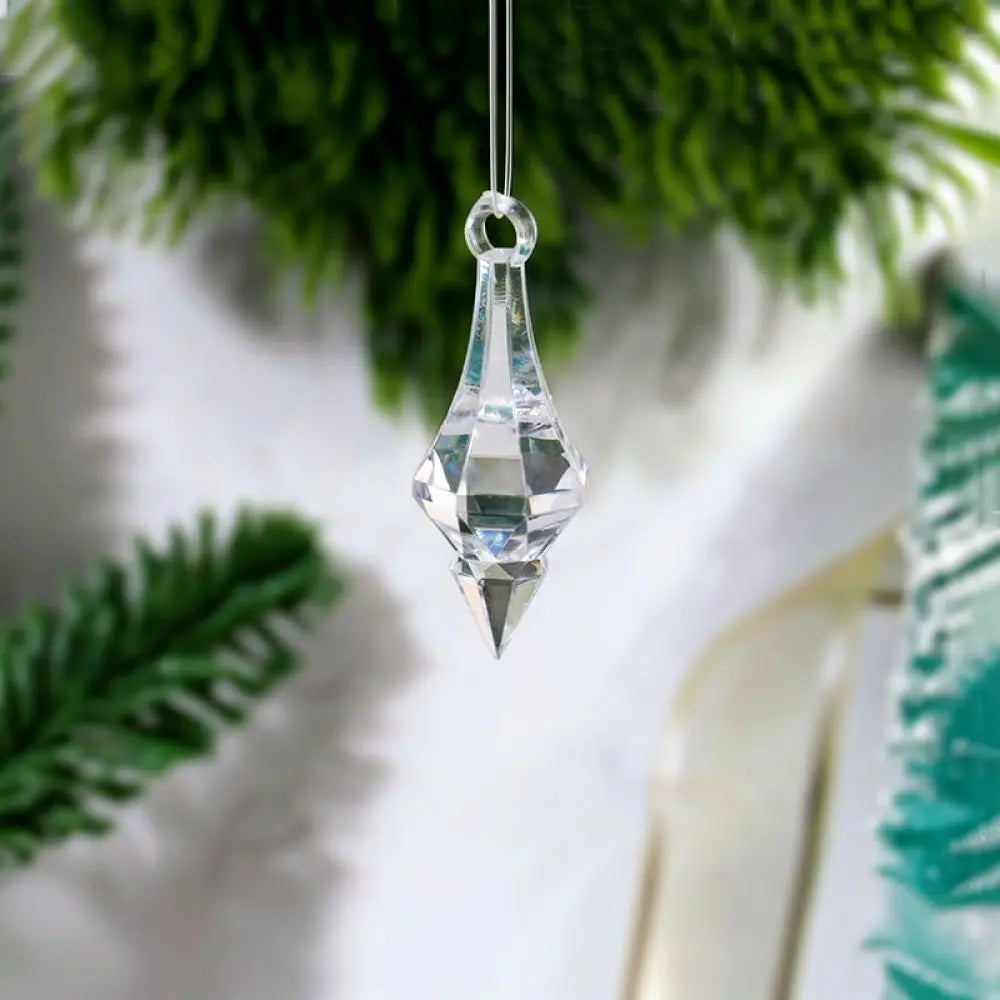 Faceted Acrylic Beads For Chandelier Wedding Decor Plastic — product photo 5 of 6